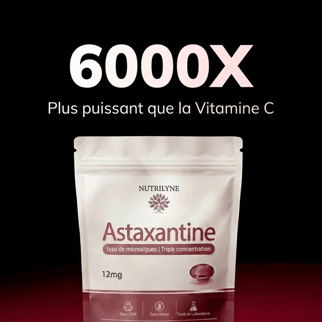 Astaxanthine Naturelle 12mg | Éclat, Vision & Vitalité