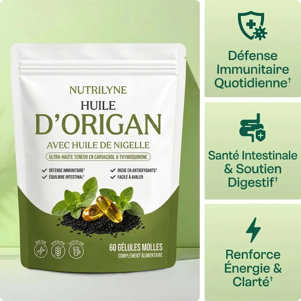Huile d'Origan — Défenses Immunitaires & Equilibre Intestinal