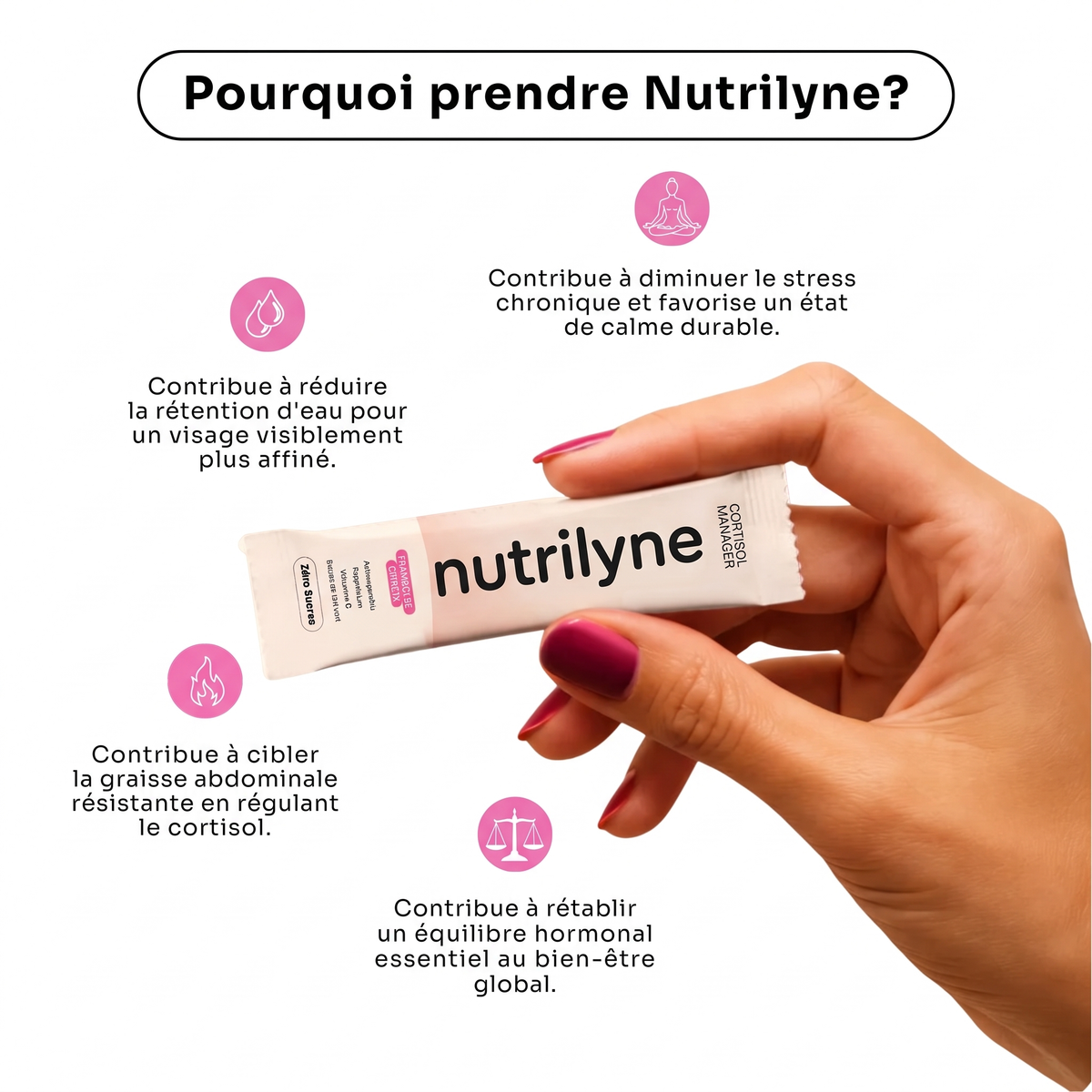 Nutrilyne | Régulateur de cortisol (30 dosettes)