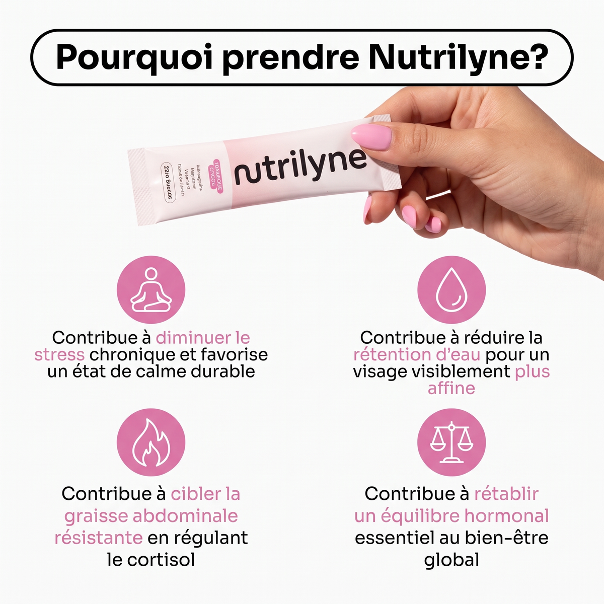 Nutrilyne | Régulateur de cortisol (30 dosettes)