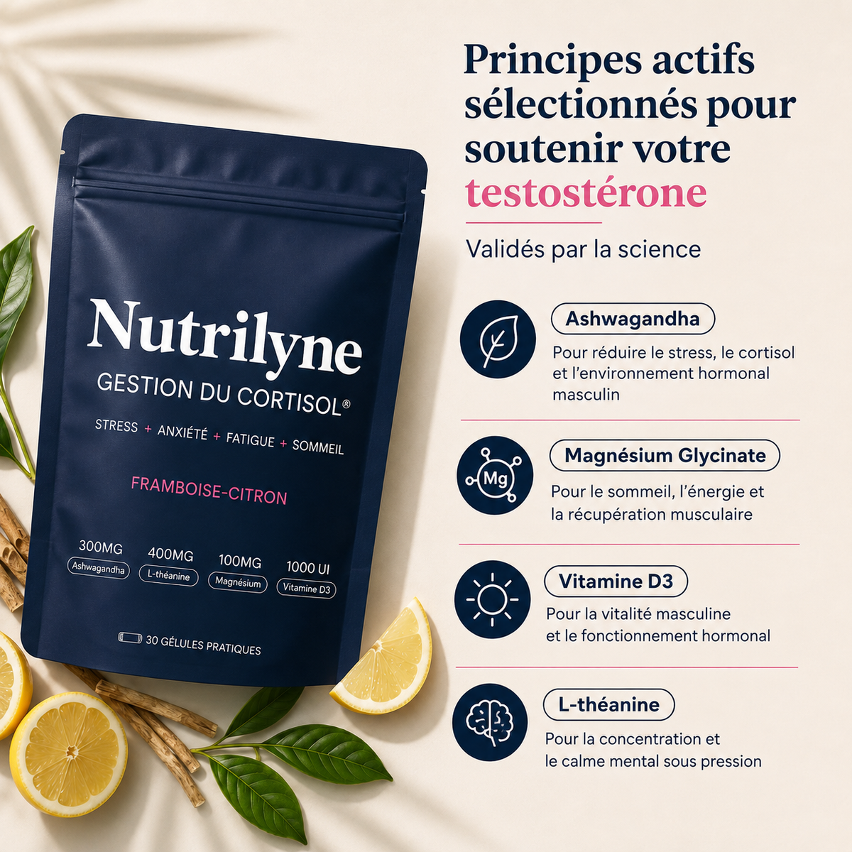 Nutrilyne Gestionnaire de cortisol du