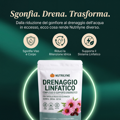 Nutrilyne | Capsule Drenanti Linfatiche alle 4 Erbe