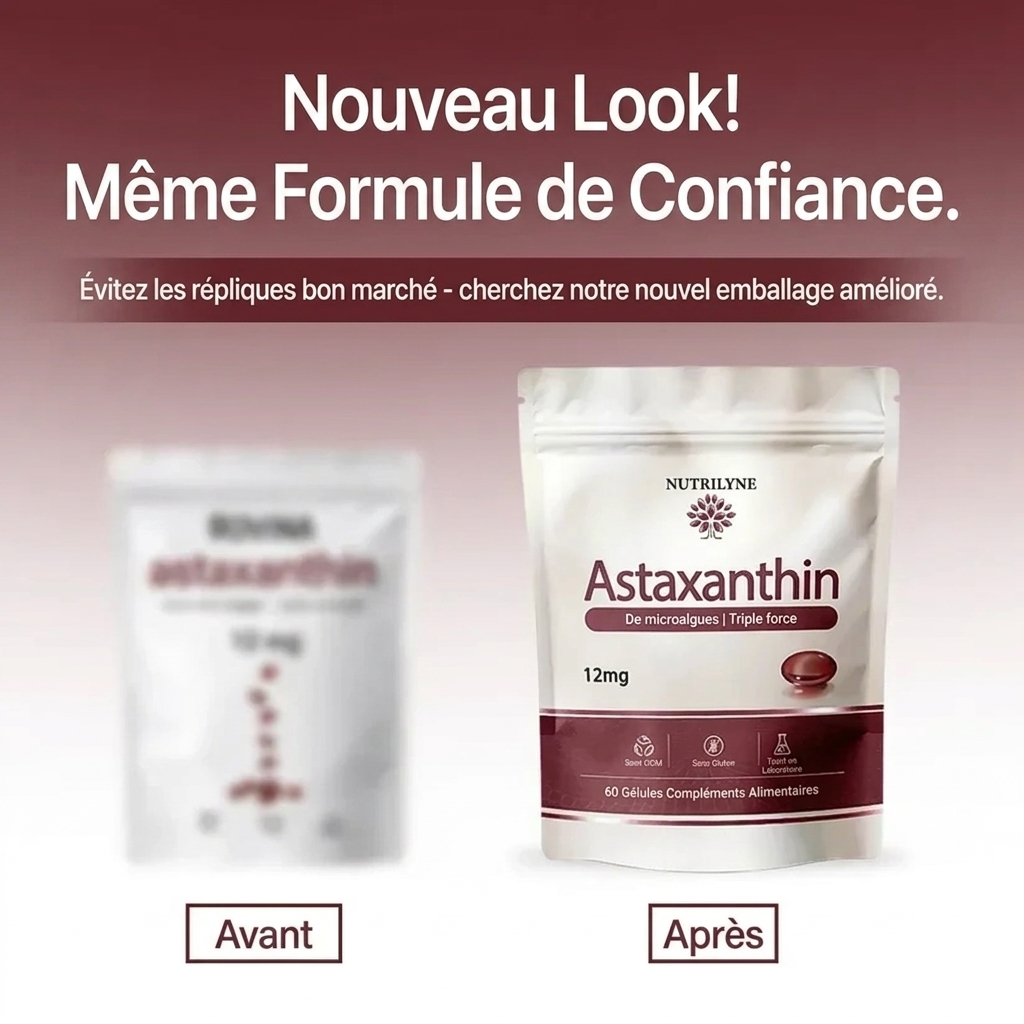 Astaxanthine Naturelle 12mg | Éclat, Vision & Vitalité