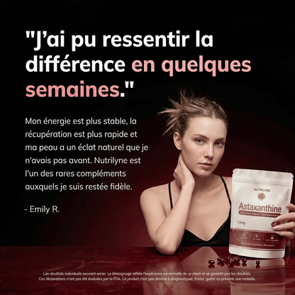 Astaxanthine Naturelle 12mg | Éclat, Vision & Vitalité